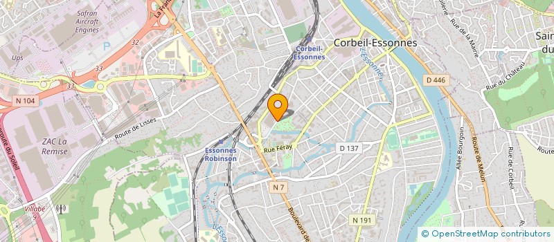 localisation de l'entreprise MADAME ASMA ADALA à CORBEIL-ESSONNES