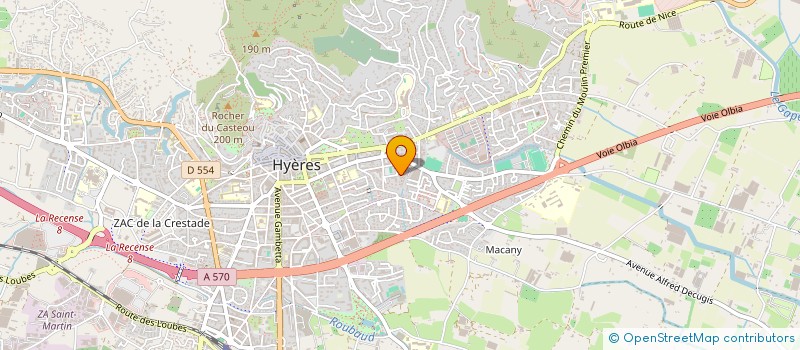 localisation de l'entreprise MADAME ASMA AZIZUL RAHMAN à HYERES