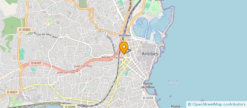 localisation de l'entreprise MADAME ASMA BEN ABDA à ANTIBES