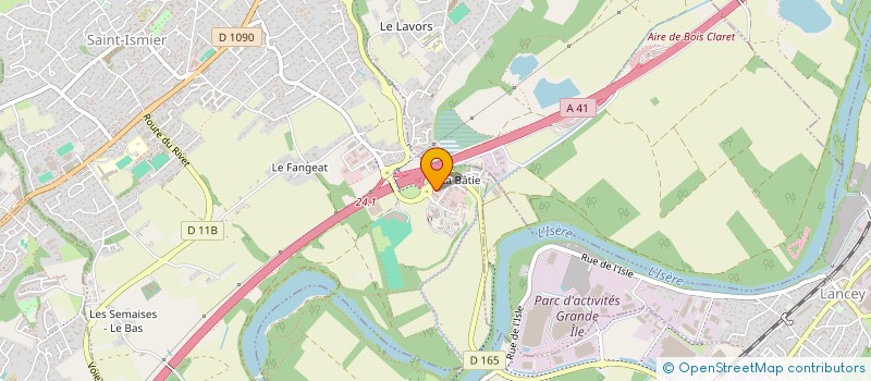 localisation de l'entreprise MADAME ASMA BENMAHMOUD  SAINT-ISMIER