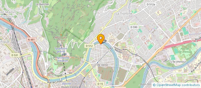 localisation de l'entreprise MADAME ASMA BEZNEIGUIA  GRENOBLE