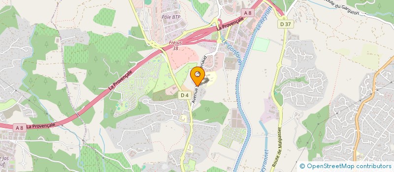 localisation de l'entreprise MADAME ASMA BOUTOUBA à FREJUS