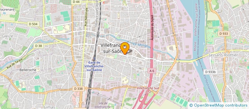 localisation de l'entreprise MADAME ASMA CHABBI  VILLEFRANCHE-SUR-SAONE