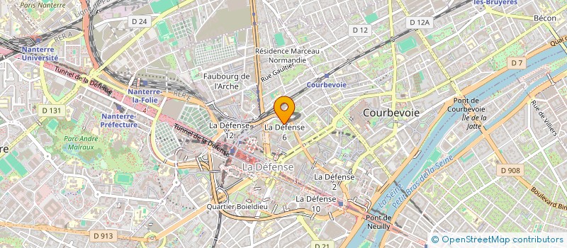localisation de l'entreprise MADAME ASMA CHAKRAR à COURBEVOIE