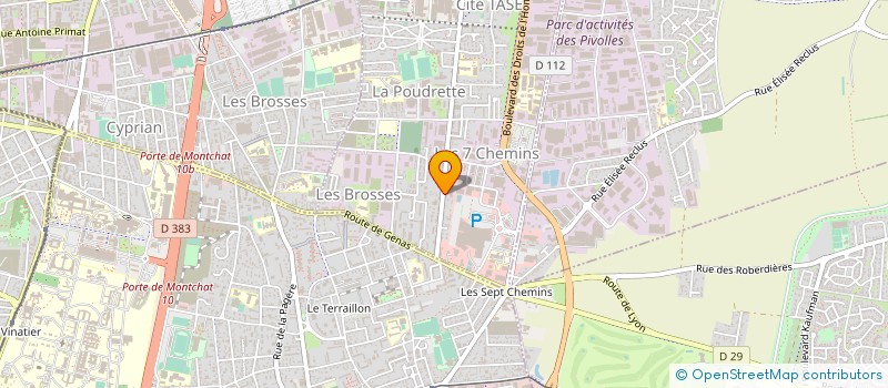 localisation de l'entreprise MADAME ASMA CHAMEKH à VAULX-EN-VELIN