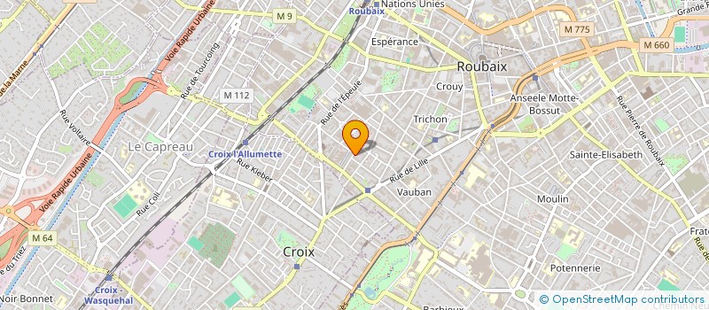 localisation de l'entreprise MADAME ASMA DERRAR à ROUBAIX