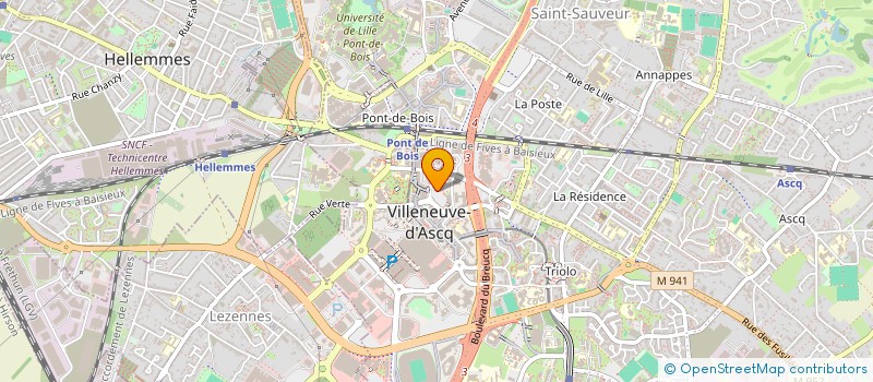 localisation de l'entreprise MADAME ASMA EL KHANNAJI  VILLENEUVE-D'ASCQ