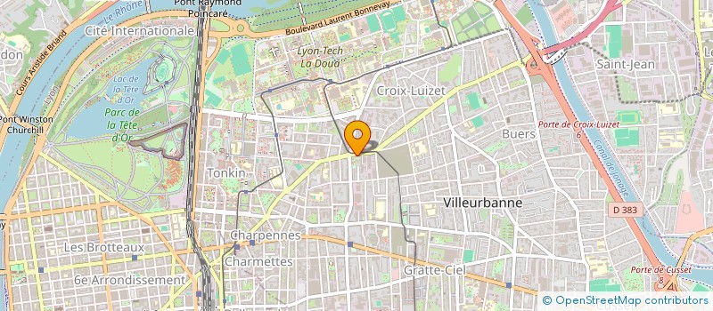 localisation de l'entreprise MADAME ASMA FELTIN  VILLEURBANNE