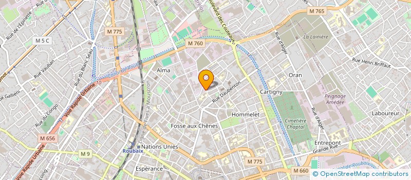 localisation de l'entreprise MADAME ASMA GHEDAIFI à ROUBAIX
