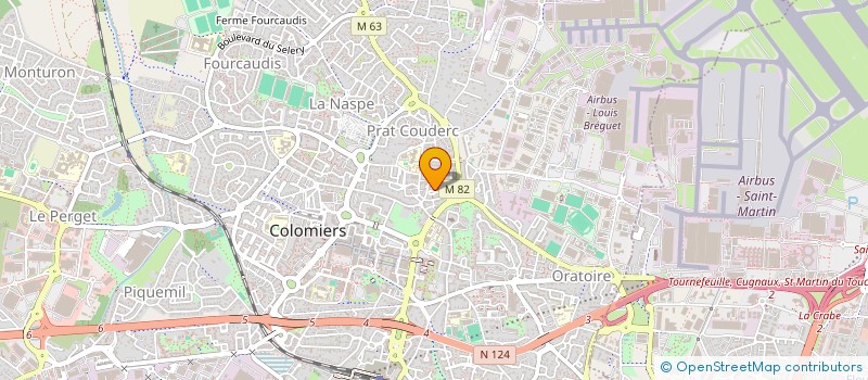localisation de l'entreprise MADAME ASMA HOUALEF à COLOMIERS
