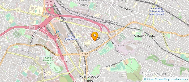 localisation de l'entreprise MADAME ASMA KEBBACHE à ROSNY-SOUS-BOIS