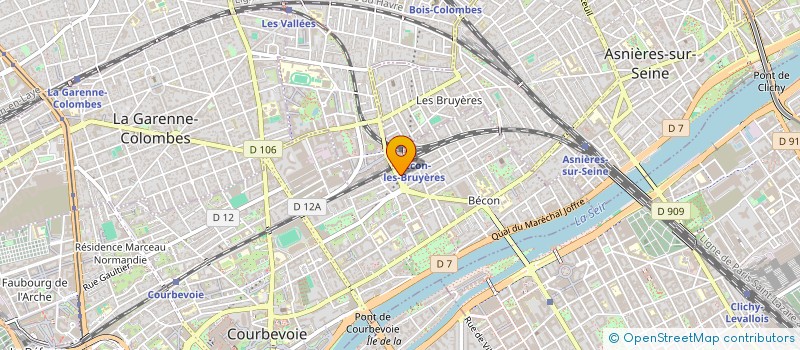 localisation de l'entreprise MADAME ASMA KHELIFI à COURBEVOIE