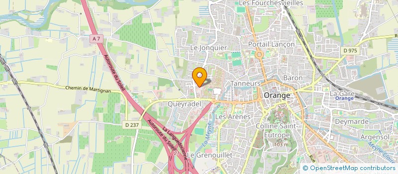 localisation de l'entreprise MADAME ASMA LAGNAOUI à ORANGE