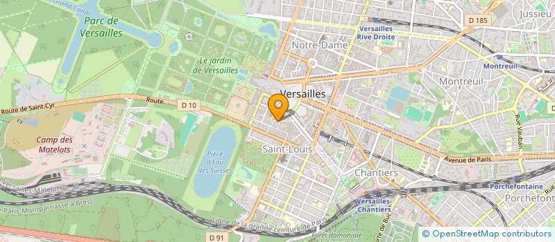 localisation de l'entreprise MADAME ASMA MZE à VERSAILLES