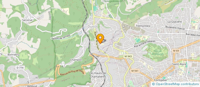 localisation de l'entreprise MADAME ASMA NESRAT  DURTOL