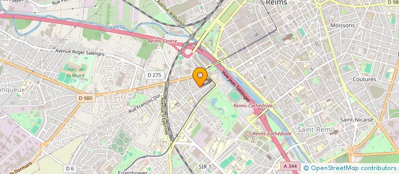 localisation de l'entreprise MADAME ASMA RACHDAD  REIMS