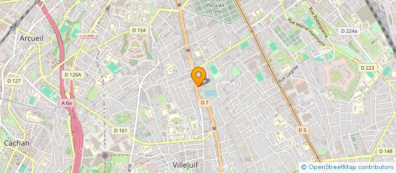 localisation de l'entreprise MADAME ASMA REHOUMA  VILLEJUIF