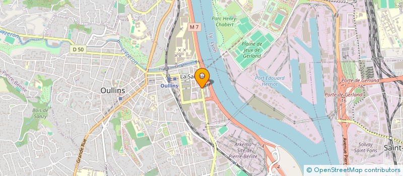 localisation de l'entreprise MADAME ASMA TABEI  OULLINS-PIERRE-BENITE