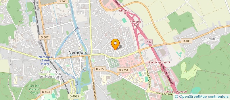 localisation de l'entreprise MADAME ASMA YOUSSOUF AHMED  NEMOURS