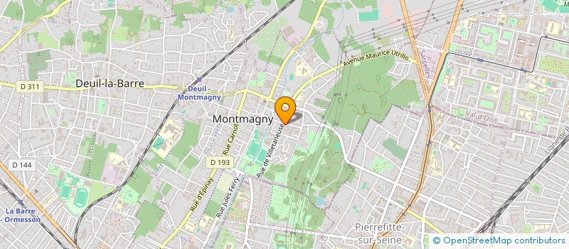 localisation de l'entreprise MADAME ASMA ZMRAN  MONTMAGNY