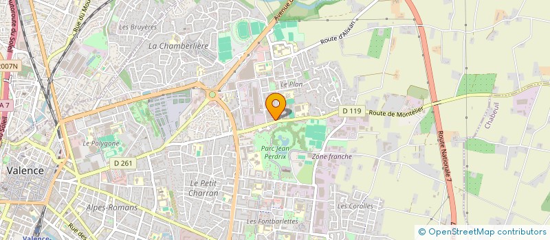 localisation de l'entreprise MADAME ASMAA BARHOUMI  VALENCE