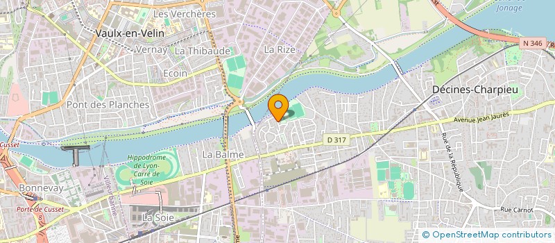 localisation de l'entreprise MADAME ASMAA BARRAMDANE  DECINES-CHARPIEU