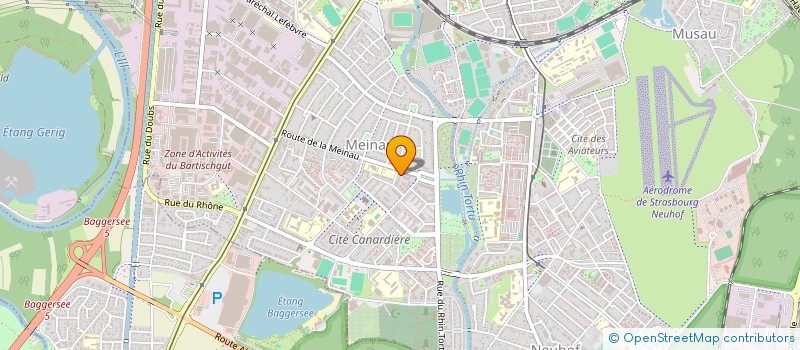 localisation de l'entreprise MADAME ASMAA BENHAKKA à STRASBOURG