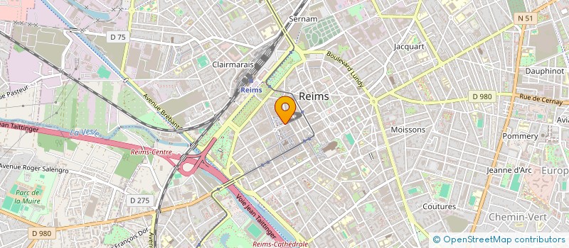 localisation de l'entreprise MADAME ASMAA BENHIBA  REIMS