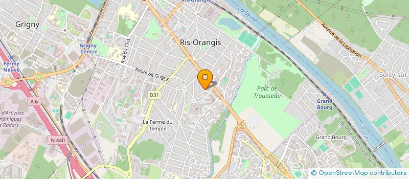 localisation de l'entreprise MADAME ASMAA BENTALHA  RIS-ORANGIS