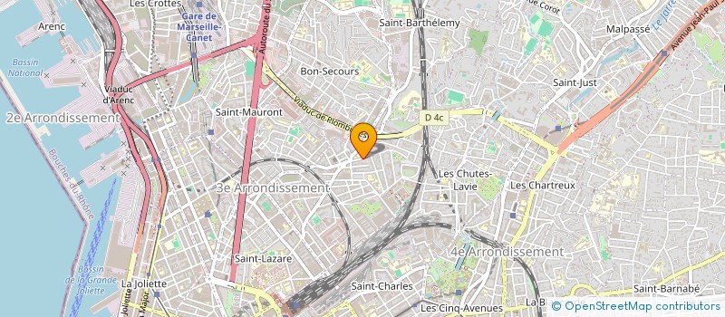 localisation de l'entreprise MADAME ASMAA BESSABER à MARSEILLE