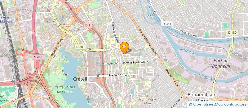 localisation de l'entreprise MADAME ASMAA CHOUL  CRETEIL