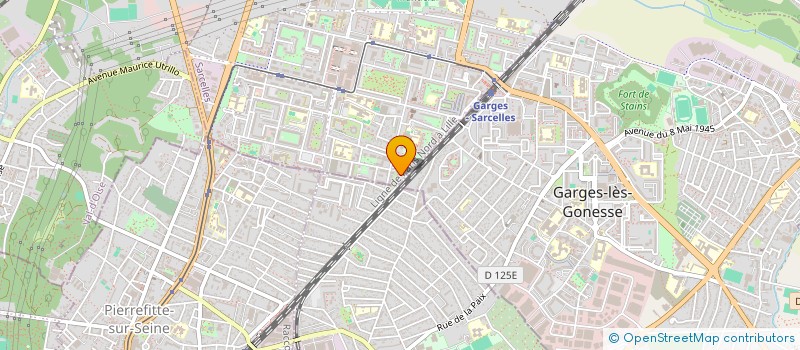 localisation de l'entreprise MADAME ASMAA EL-BOURI  SARCELLES