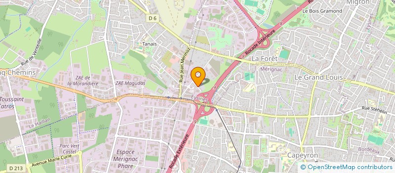 localisation de l'entreprise MADAME ASMAA EL HILALI  LE TAILLAN-MEDOC