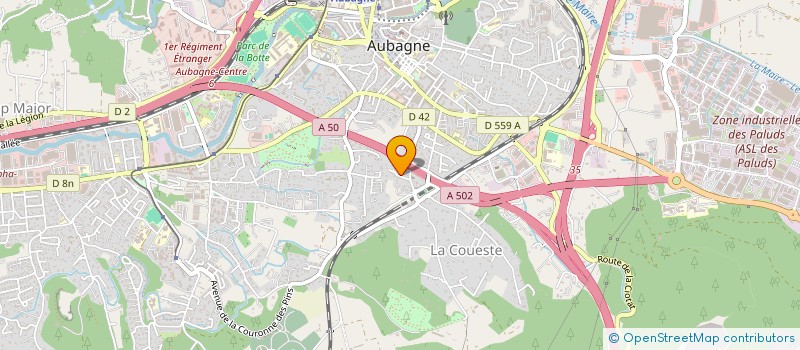 localisation de l'entreprise MADAME ASMAA ESGE à AUBAGNE