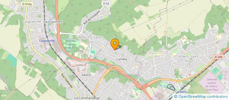 localisation de l'entreprise MADAME ASMAA HADDOUCHE  MONCHY-SAINT-ELOI