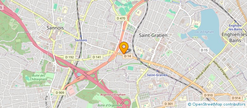 localisation de l'entreprise MADAME ASMAA HAMMADI  SAINT-GRATIEN