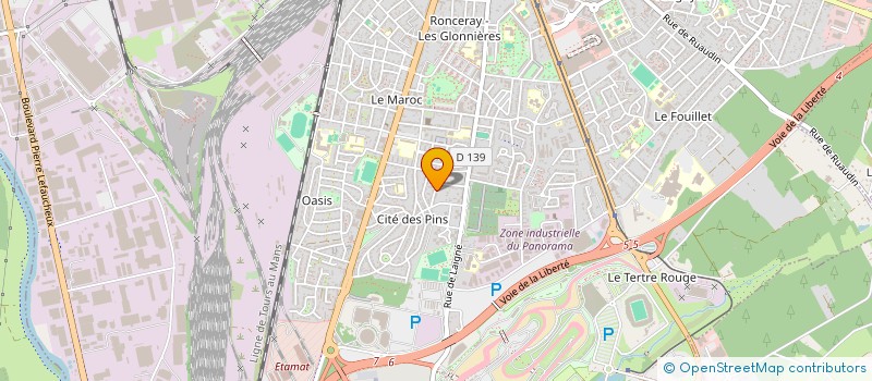 localisation de l'entreprise MADAME ASMAA JYATE  LE MANS