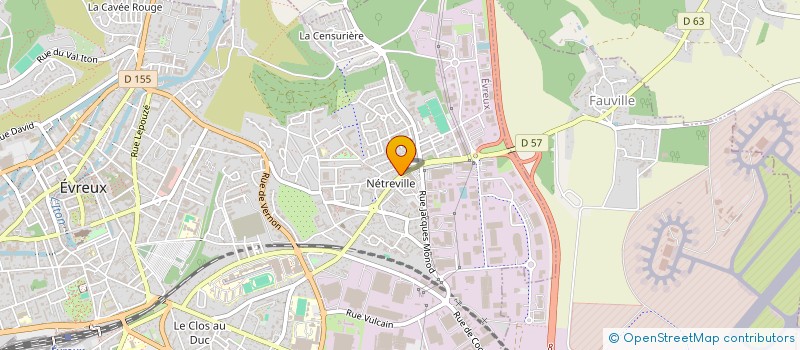 localisation de l'entreprise MADAME ASMAA MAJDOUBI  EVREUX