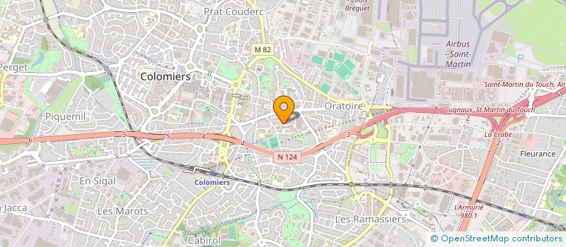 localisation de l'entreprise MADAME ASMAA MEHTOUGUI  COLOMIERS