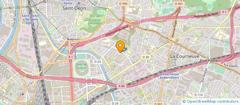 localisation de l'entreprise MADAME ASMAA MILOUA  SAINT-DENIS