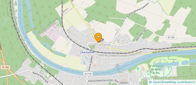 localisation de l'entreprise MADAME ASMAA TAHRAOUI  CHARTRETTES