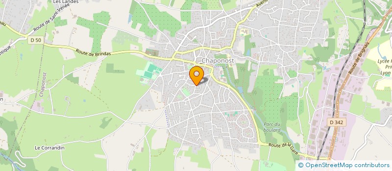 localisation de l'entreprise MADAME ASMAA ZOUINE  CHAPONOST