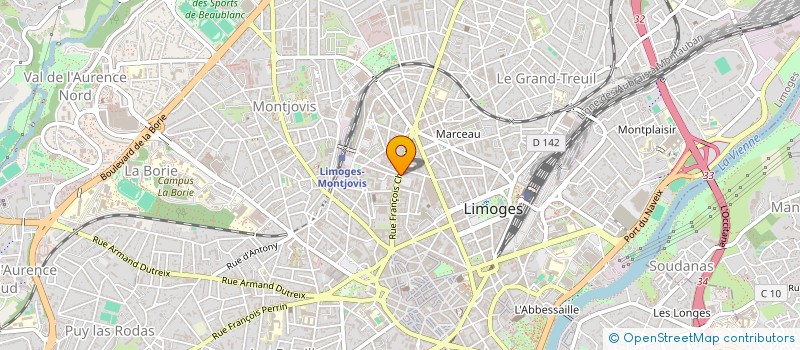 localisation de l'entreprise MADAME ASMAAE EL GHAZZALY à LIMOGES