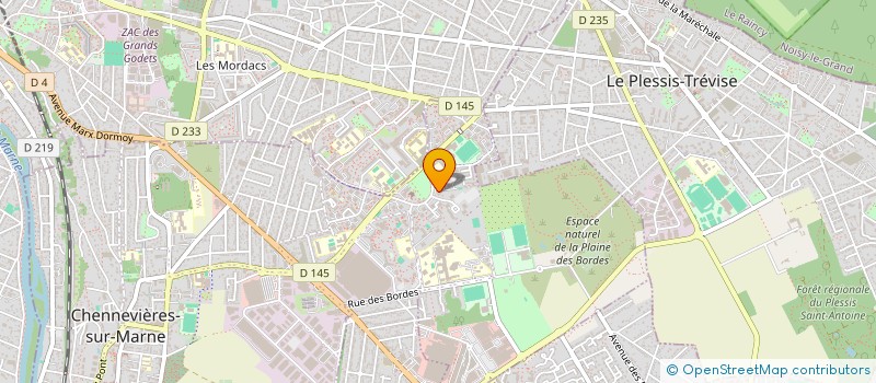 localisation de l'entreprise MADAME ASMAE BABADA  CHENNEVIERES-SUR-MARNE