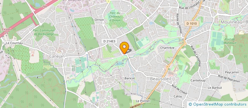 localisation de l'entreprise MADAME ASMAE BELAIDI  GRADIGNAN