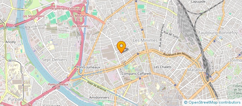 localisation de l'entreprise MADAME ASMAE BENGANASSE  TOULOUSE
