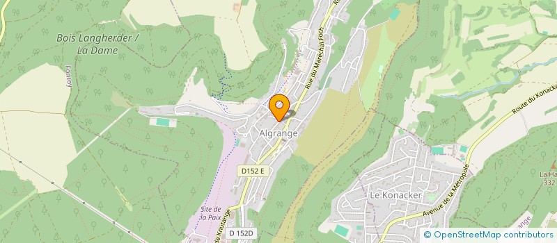 localisation de l'entreprise MADAME ASMAE BERRICHI  ALGRANGE