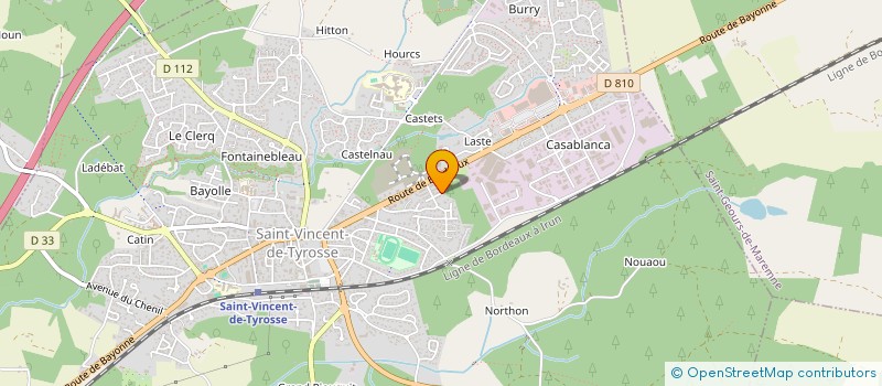 localisation de l'entreprise MADAME ASMAE EL KHAYAM  SAINT-VINCENT-DE-TYROSSE