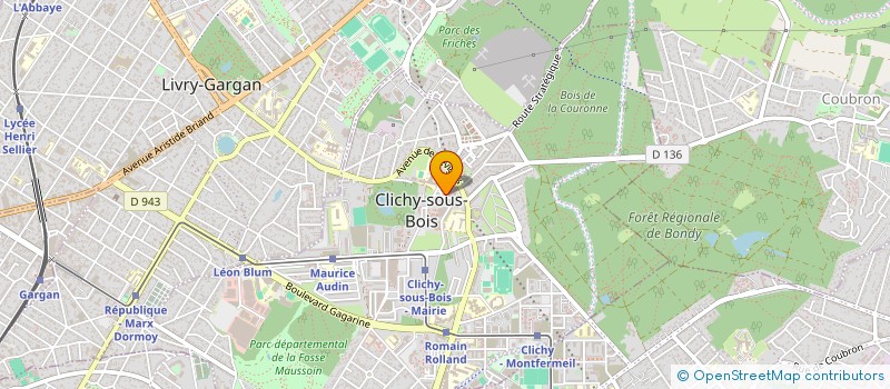 localisation de l'entreprise MADAME ASMAE ETTAHIRI à CLICHY-SOUS-BOIS