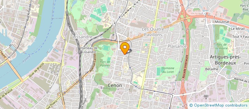 localisation de l'entreprise MADAME ASMAE IMELOUI à CENON